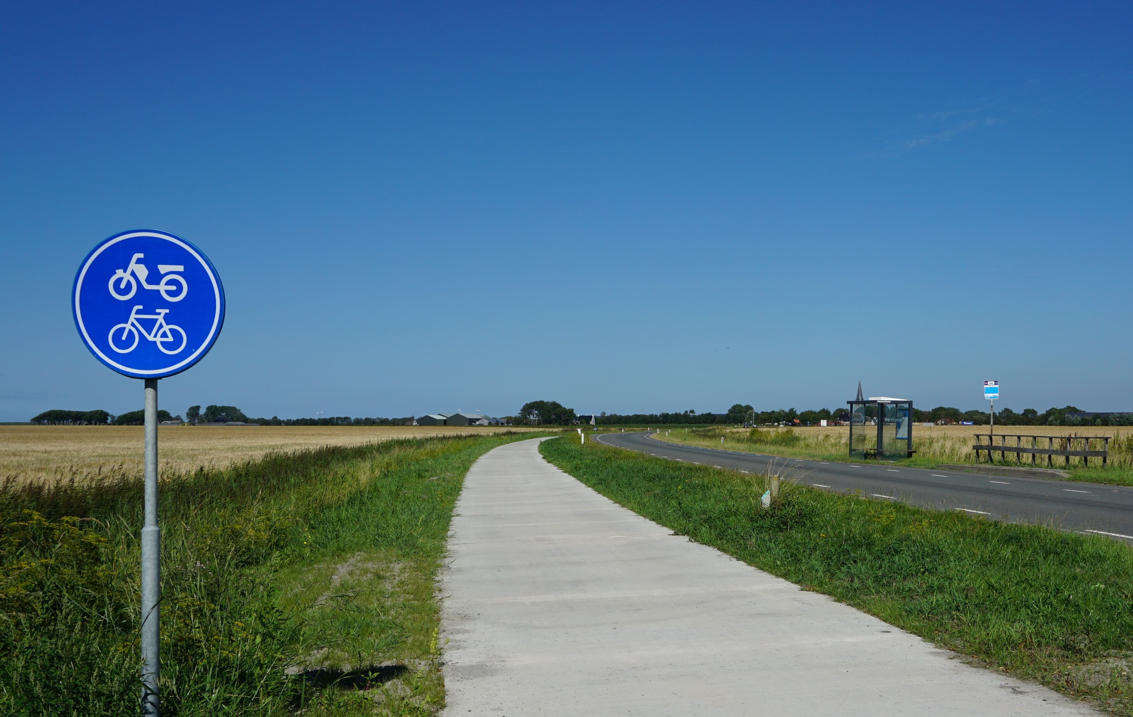Duurzame renovatie van fietspad Sexbierum
